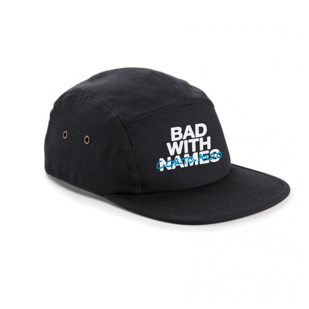 'Bad With Names' Cap - Black